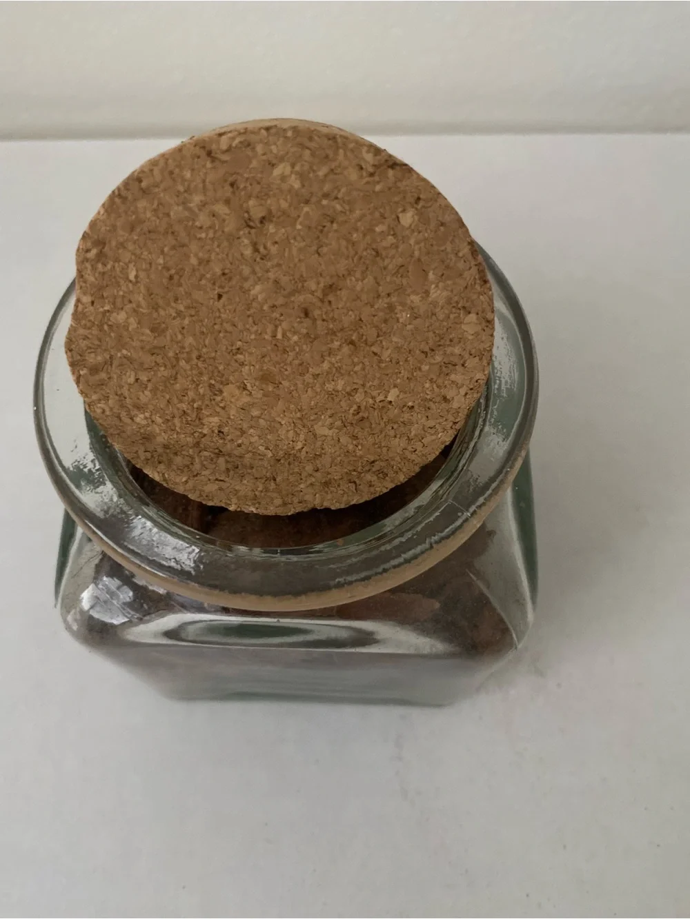 Cork-Top Glass Jar with Brown Potpourri - Home Accents